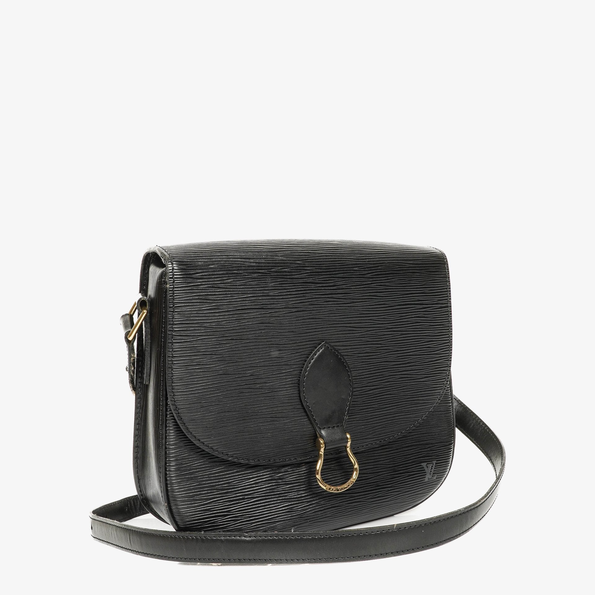 Louis Vuitton Saint Cloud Crossbody-Tasche aus schwarzem Epi Leder