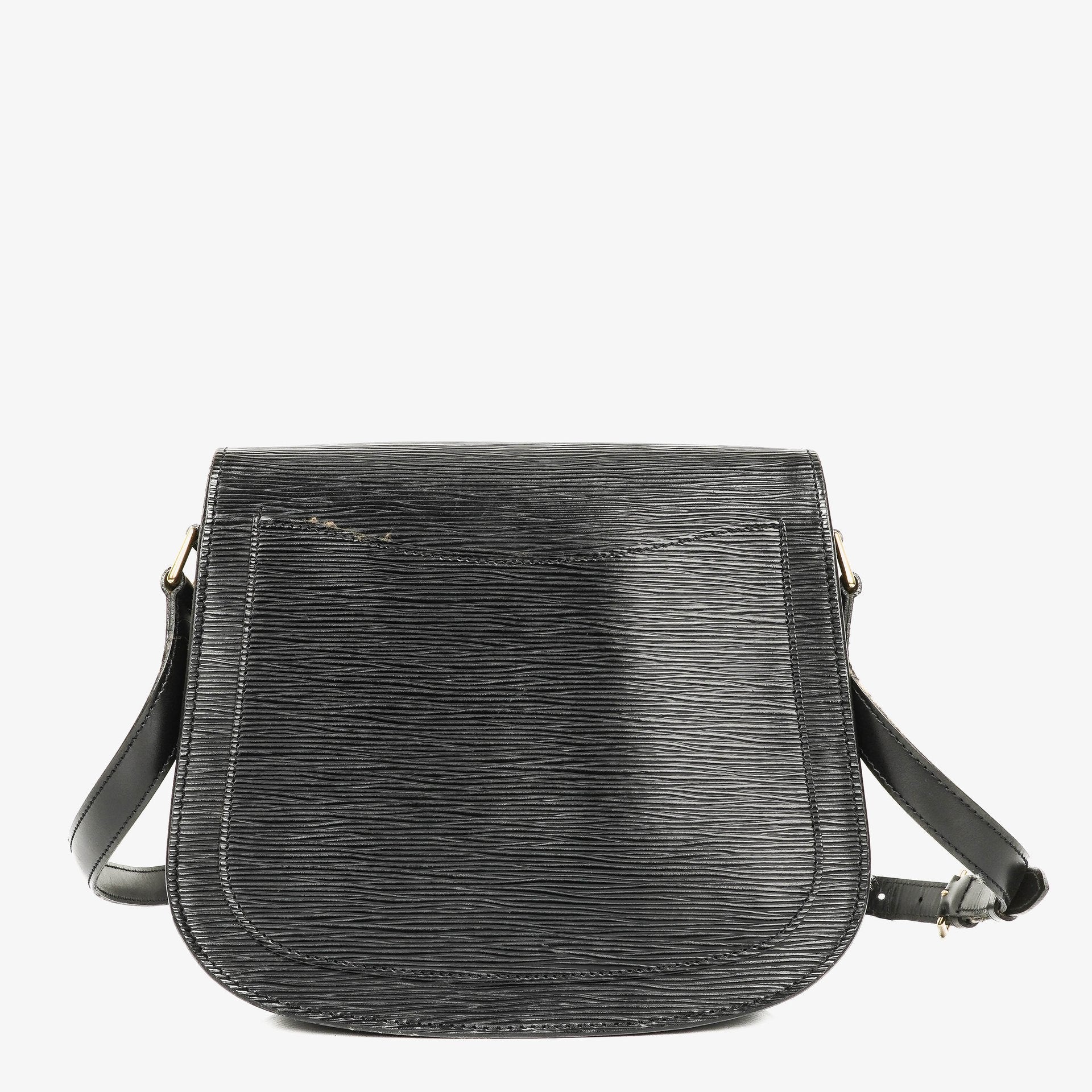Louis Vuitton Saint Cloud Crossbody-Tasche aus schwarzem Epi Leder