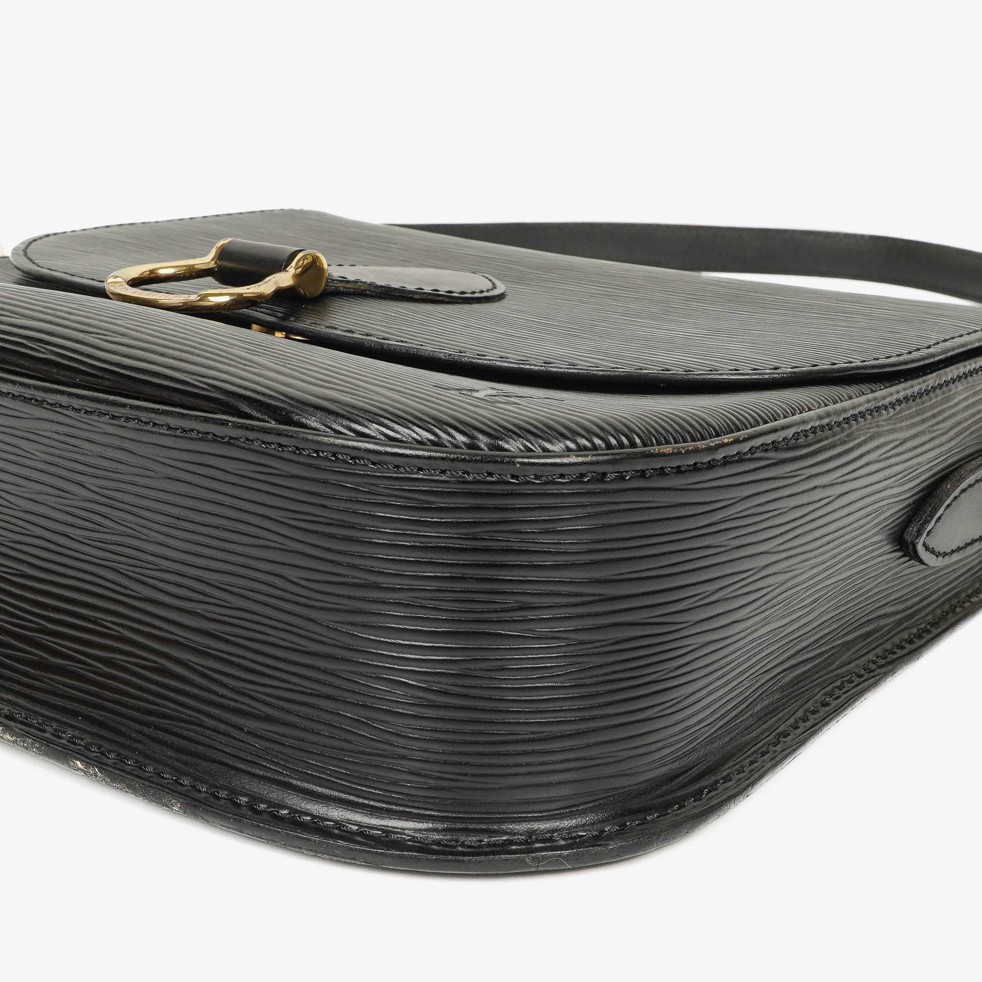 Louis Vuitton Saint Cloud Crossbody-Tasche aus schwarzem Epi Leder