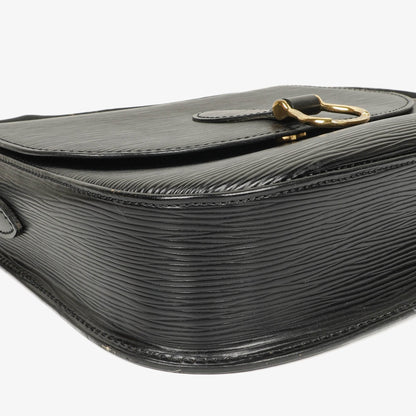 Louis Vuitton Saint Cloud Crossbody-Tasche aus schwarzem Epi Leder