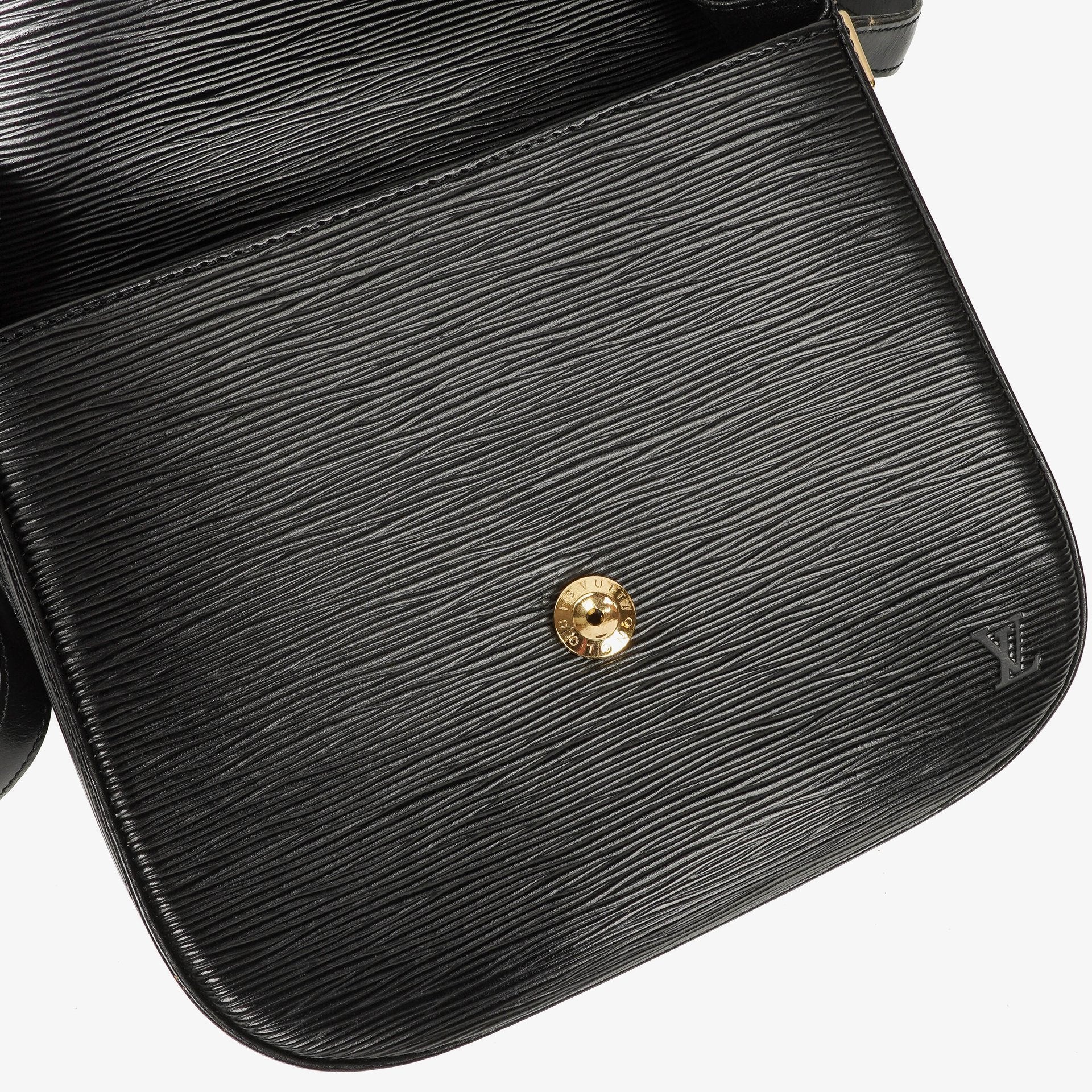 Louis Vuitton Saint Cloud Crossbody-Tasche aus schwarzem Epi Leder