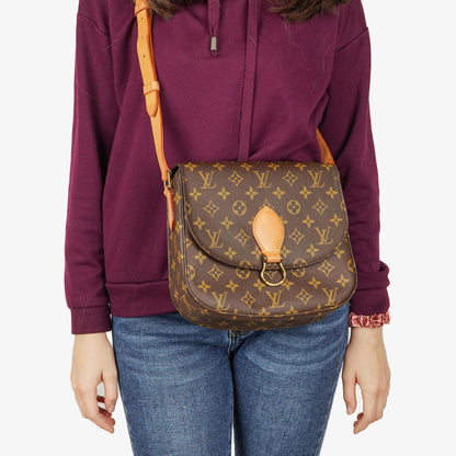 Louis Vuitton Saint Cloud GM Schultertasche aus Monogram Canvas