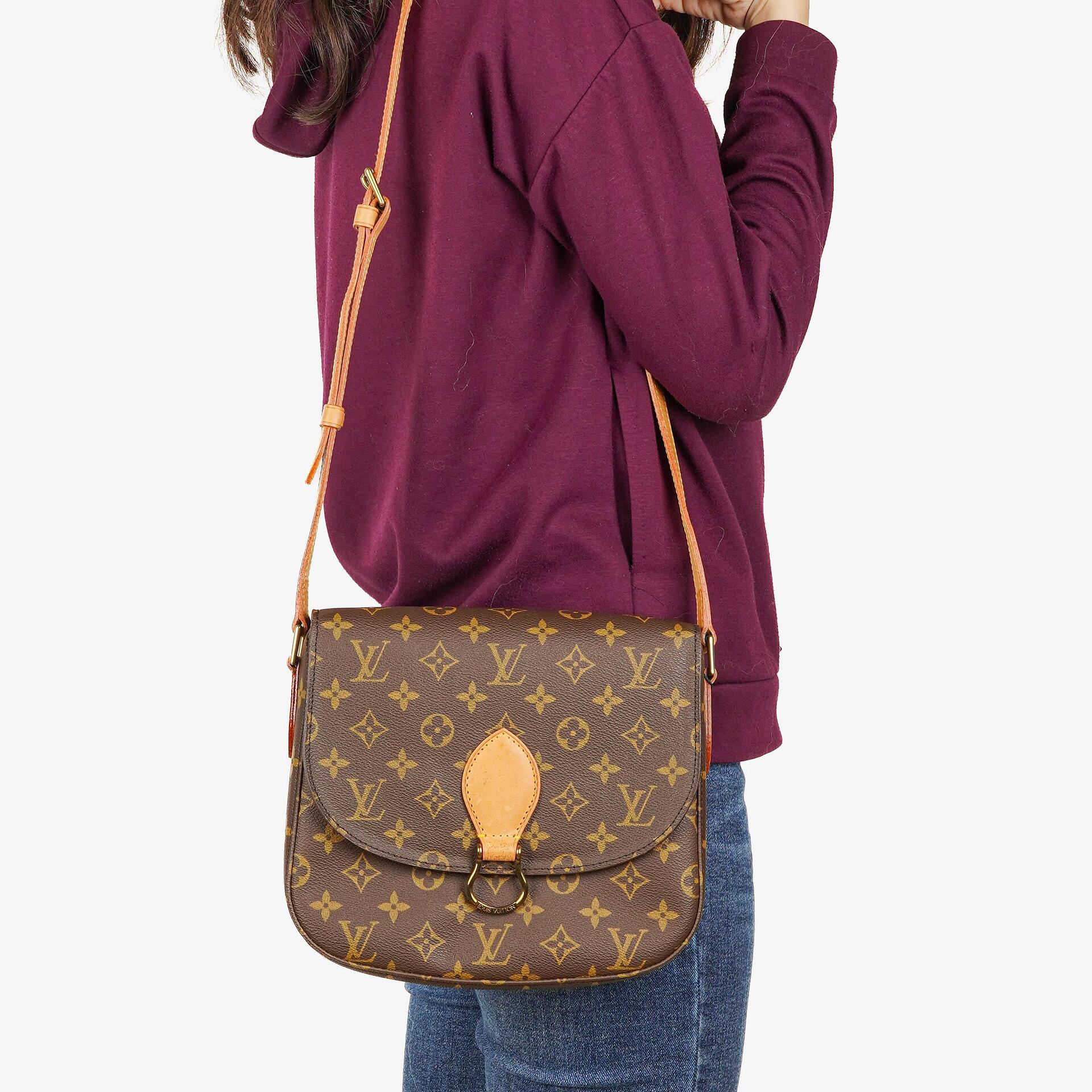Louis Vuitton Saint Cloud GM Schultertasche aus Monogram Canvas
