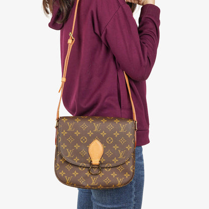 Louis Vuitton Saint Cloud GM Schultertasche aus Monogram Canvas