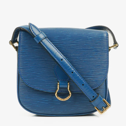 Louis Vuitton Saint Cloud PM Umhängetasche aus blauem Epi Leder