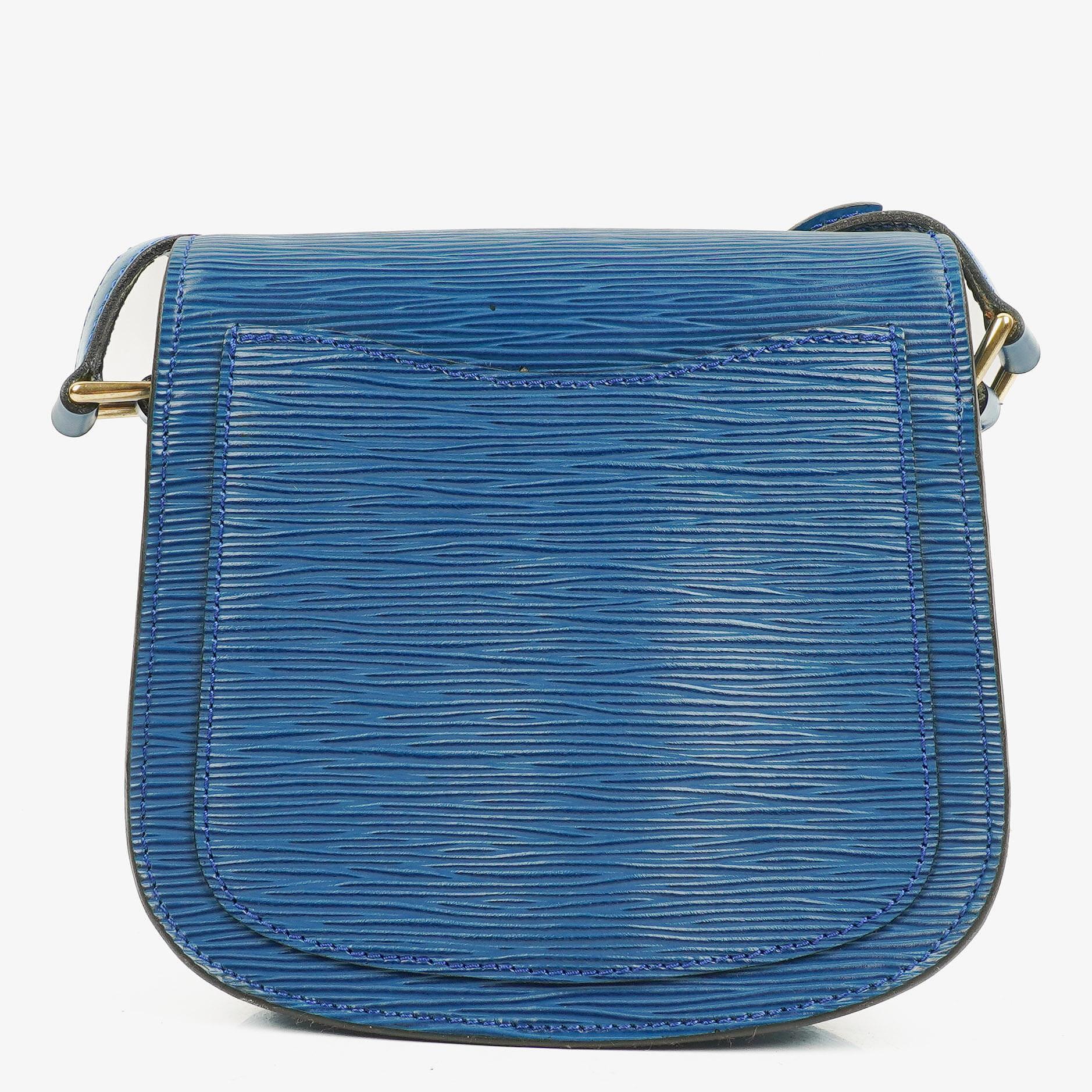 Louis Vuitton Saint Cloud PM Umhängetasche aus blauem Epi Leder