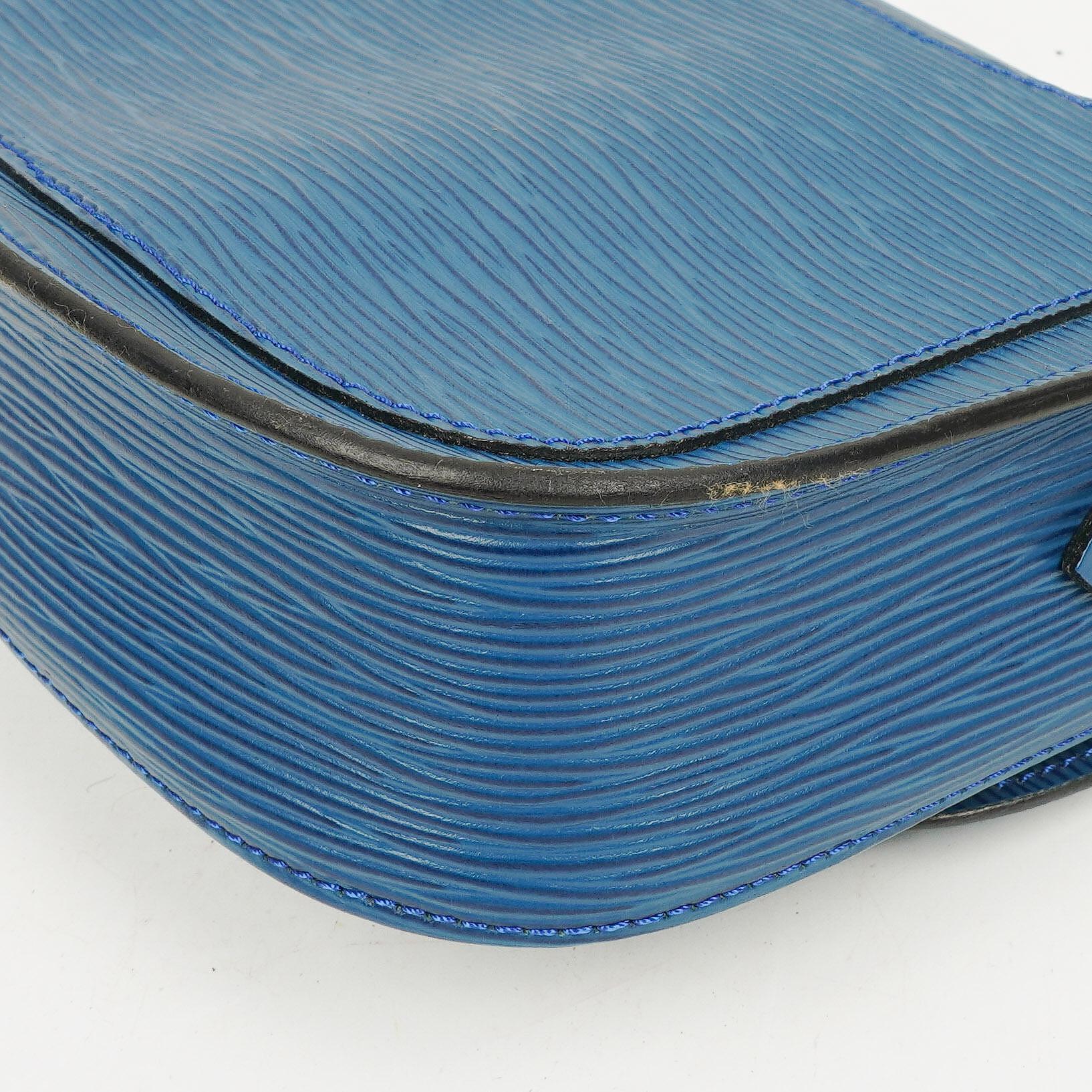 Louis Vuitton Saint Cloud PM Umhängetasche aus blauem Epi Leder