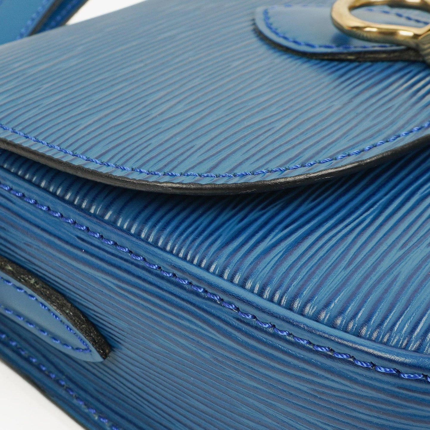 Louis Vuitton Saint Cloud PM Umhängetasche aus blauem Epi Leder