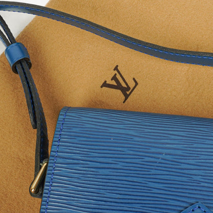 Louis Vuitton Saint Cloud PM Umhängetasche aus blauem Epi Leder