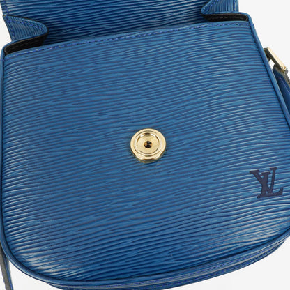Louis Vuitton Saint Cloud PM Umhängetasche aus blauem Epi Leder
