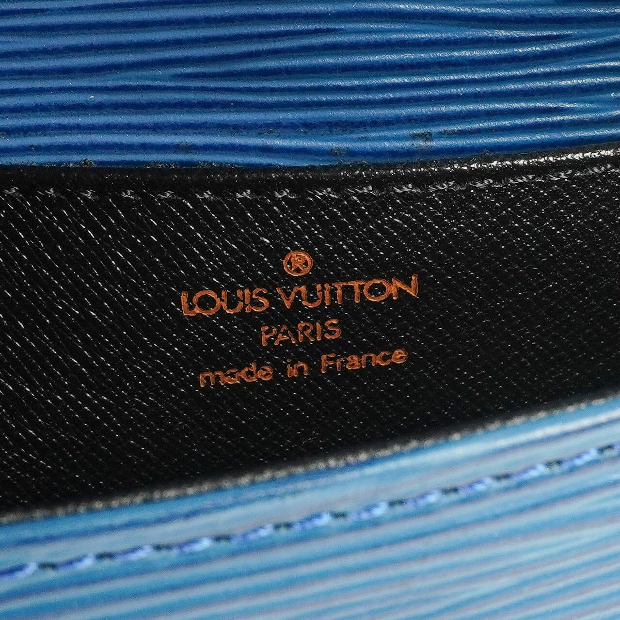 Louis Vuitton Saint Cloud PM Umhängetasche aus blauem Epi Leder