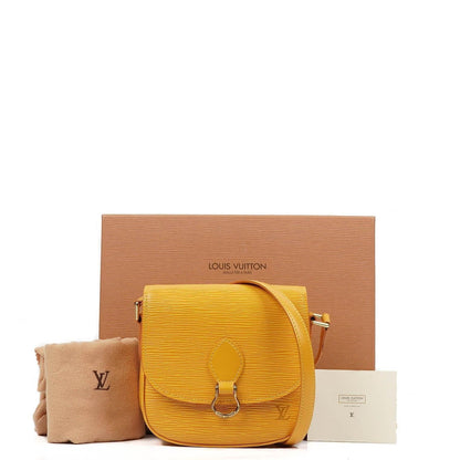 Louis Vuitton Saint Cloud PM Crossbody Tasche aus gelbem Epi-Leder