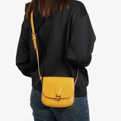 Louis Vuitton Saint Cloud PM Crossbody Tasche aus gelbem Epi-Leder