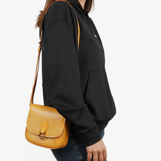 Louis Vuitton Saint Cloud PM Crossbody Tasche aus gelbem Epi-Leder