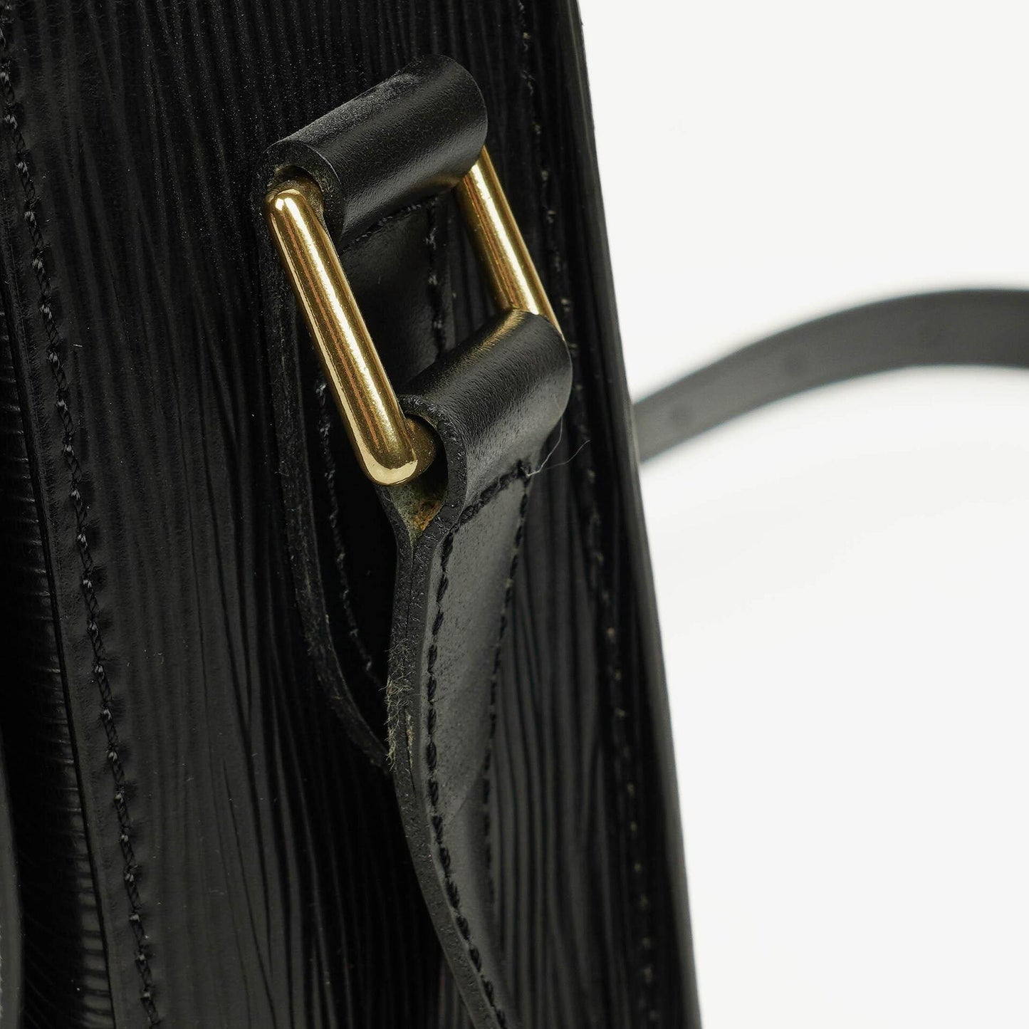 Louis Vuitton Saint Cloud Vintage GM Umhängetasche aus schwarzem Epi Leder