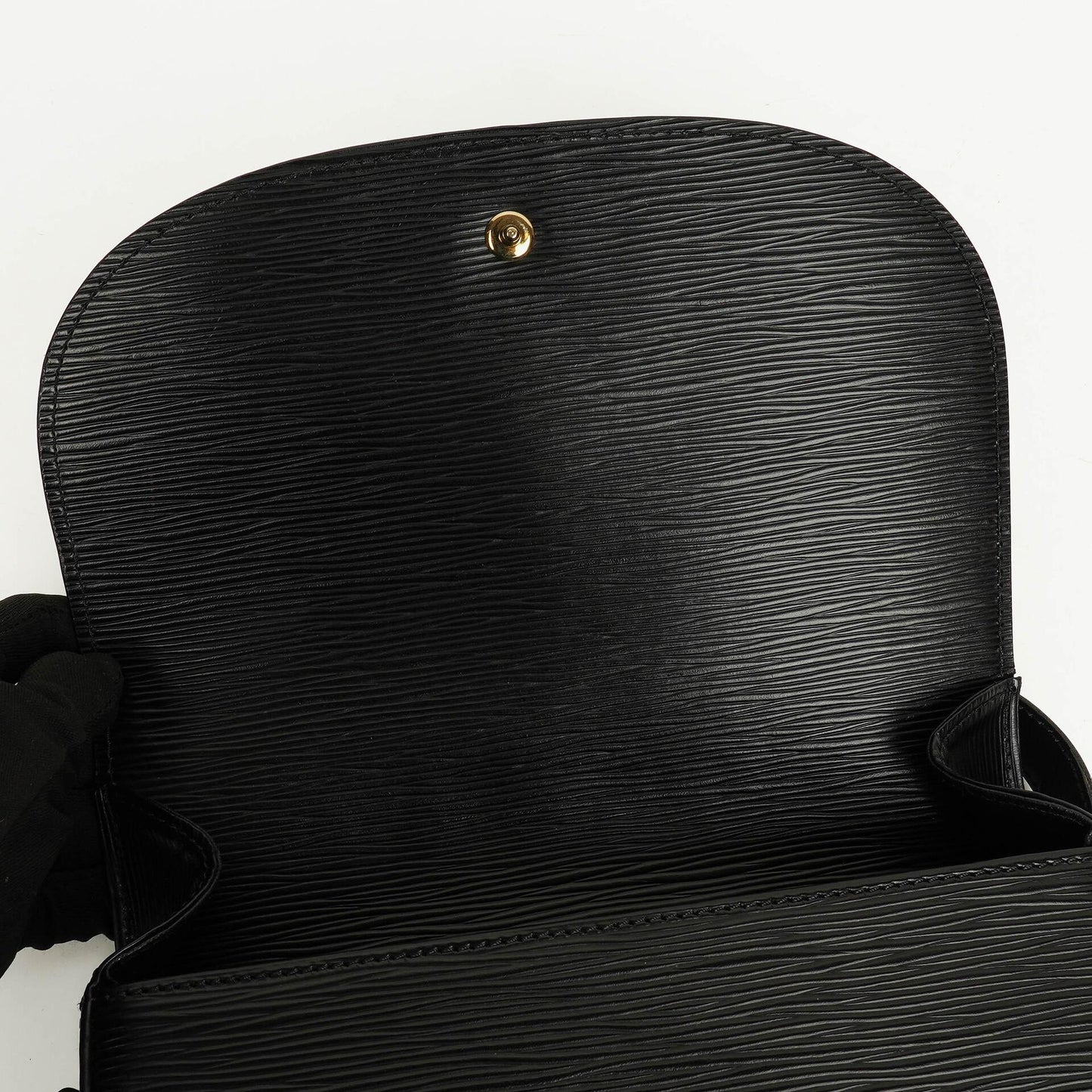 Louis Vuitton Saint Cloud Vintage GM Umhängetasche aus schwarzem Epi Leder