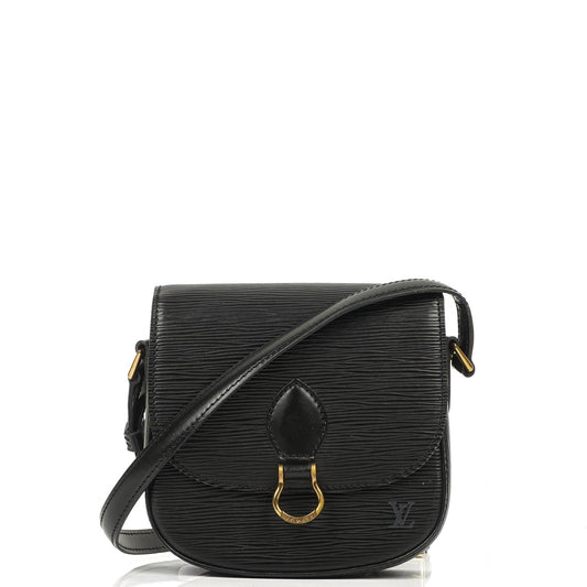 Louis Vuitton Saint Cloud Vintage PM Schwarze EPI-Leder Umhängetasche