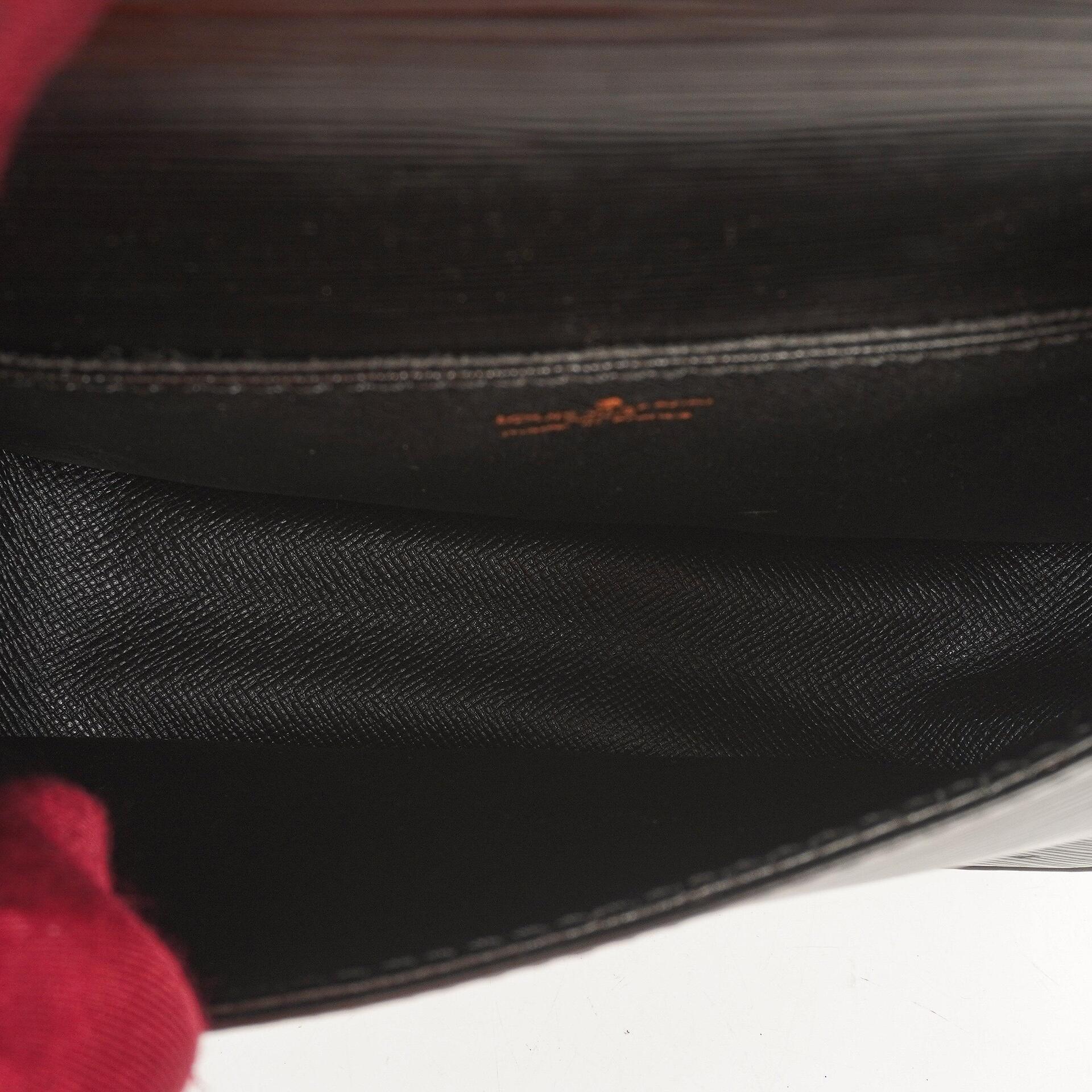 Louis Vuitton Saint Cloud Vintage PM Schwarze EPI-Leder Umhängetasche