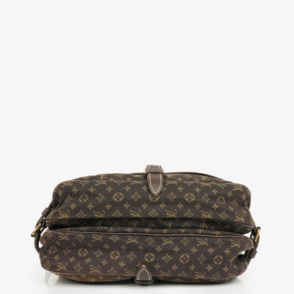 Louis Vuitton Saumur 30 Mini Lin Monogramm in Dune
