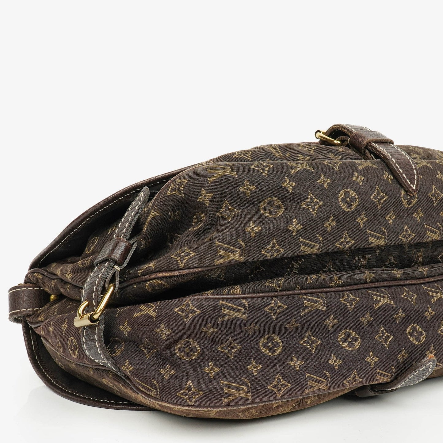 Louis Vuitton Saumur 30 Mini Lin Monogramm in Dune