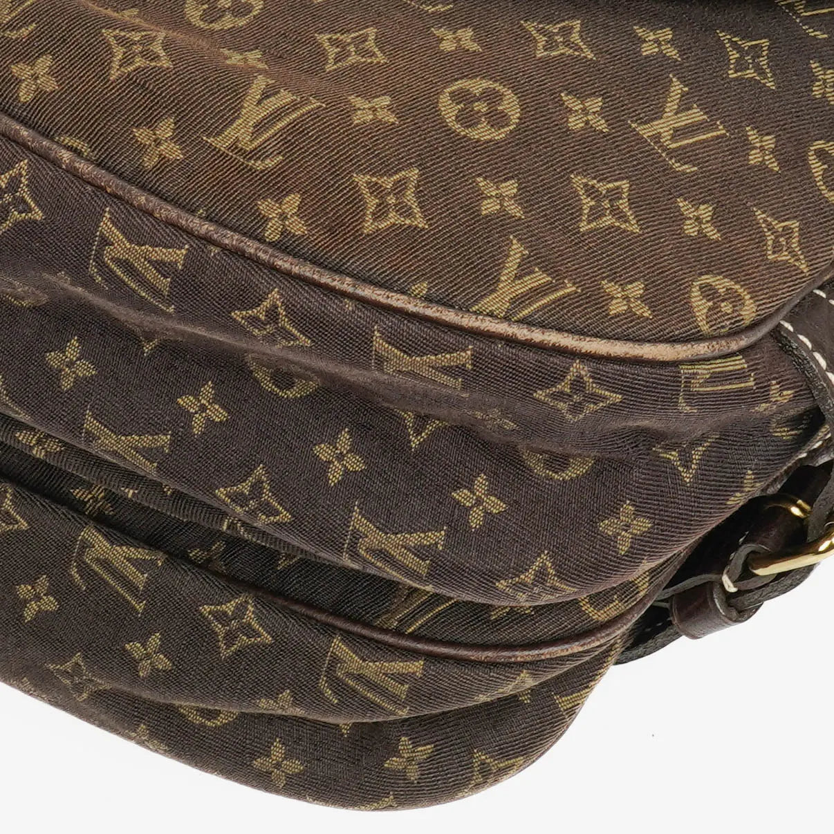Louis Vuitton Saumur 30 Mini Lin Monogramm in Dune