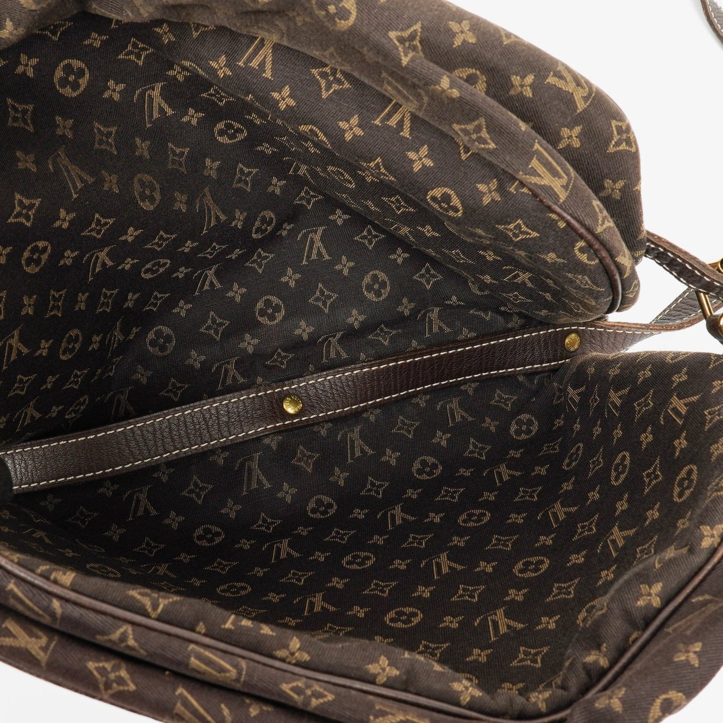 Louis Vuitton Saumur 30 Mini Lin Monogramm in Dune