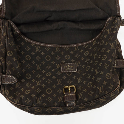 Louis Vuitton Saumur 30 Mini Lin Monogramm in Dune