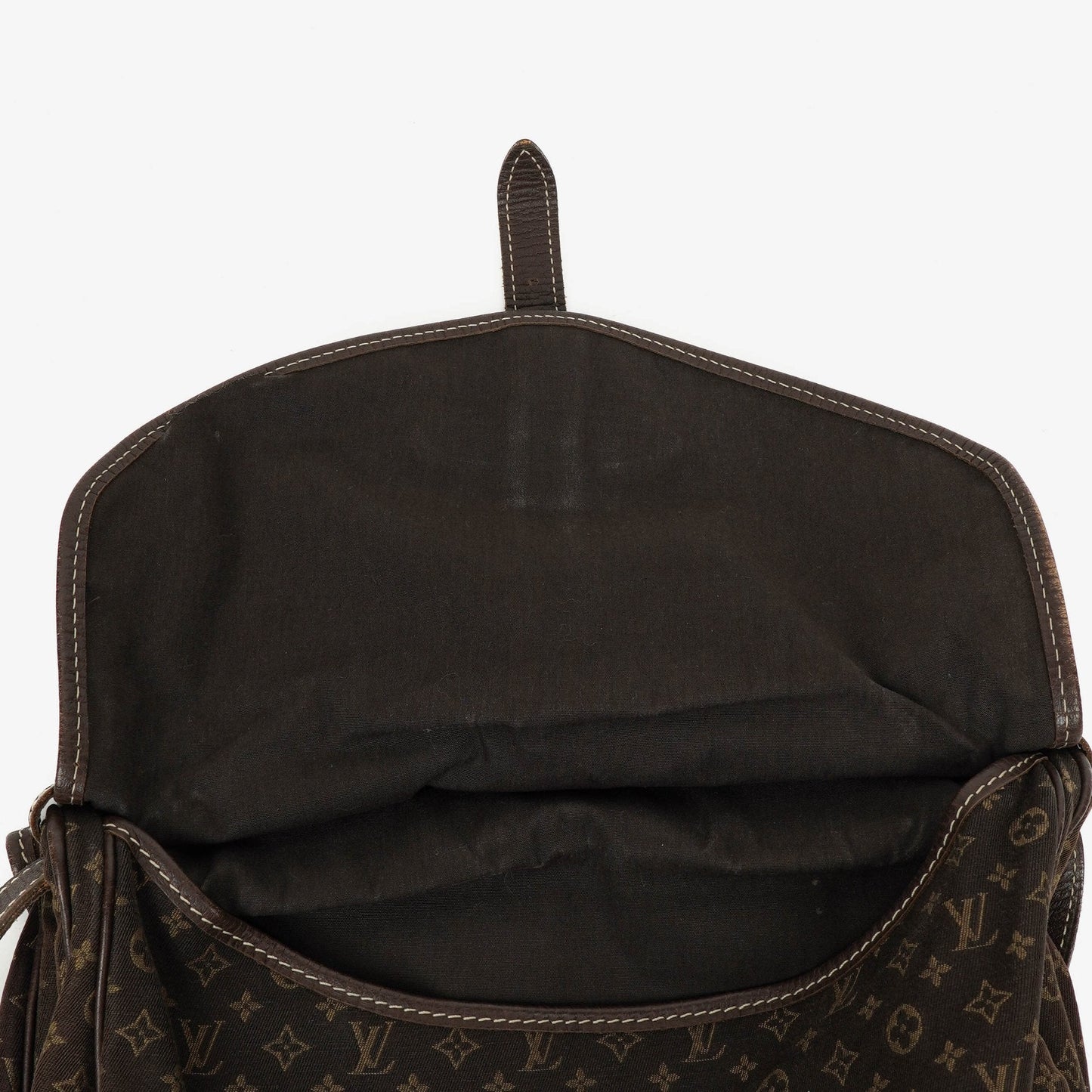 Louis Vuitton Saumur 30 Mini Lin Monogramm in Dune
