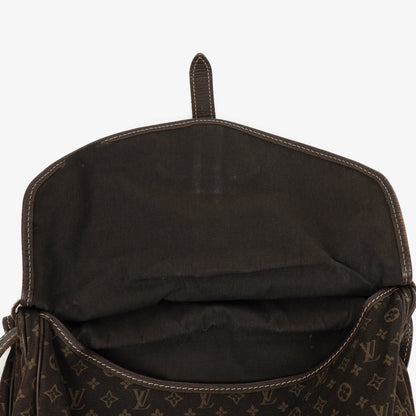 Louis Vuitton Saumur 30 Mini Lin Monogramm in Dune