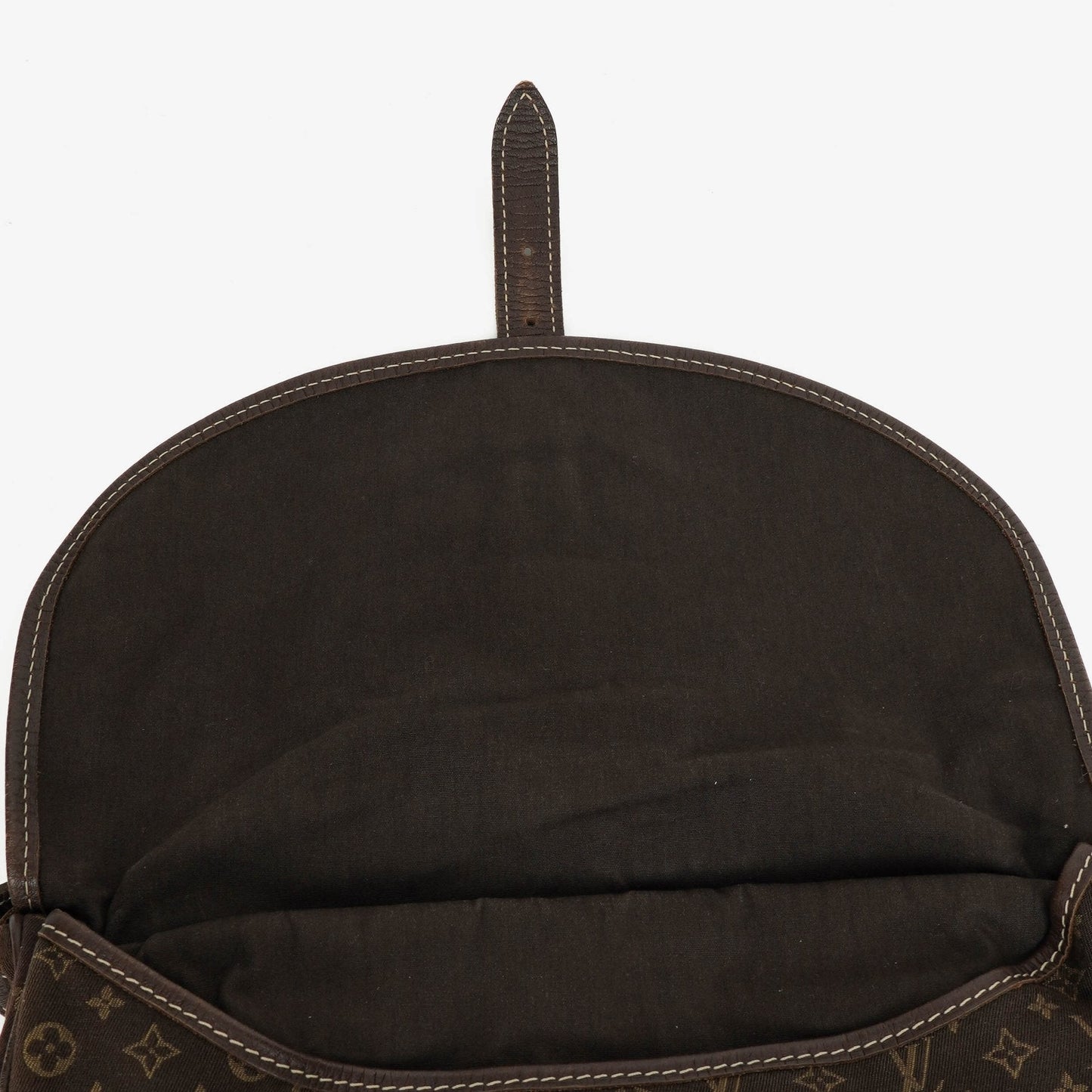Louis Vuitton Saumur 30 Mini Lin Monogramm in Dune