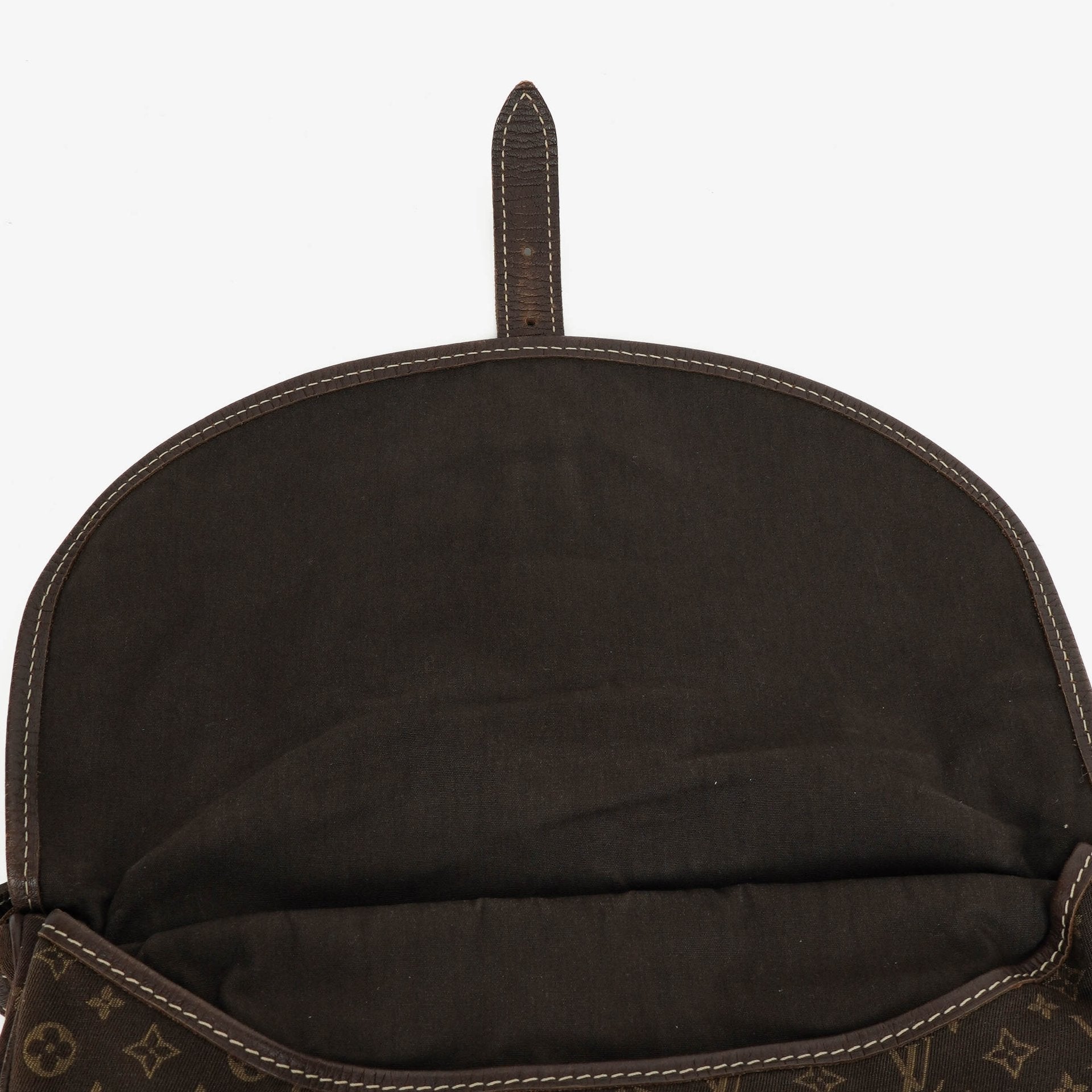 Louis Vuitton Saumur 30 Mini Lin Monogramm in Dune