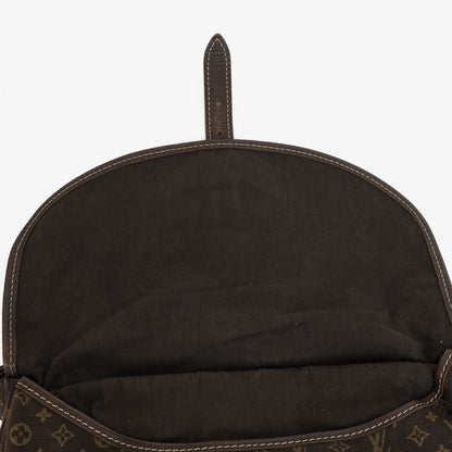 Louis Vuitton Saumur 30 Mini Lin Monogramm in Dune