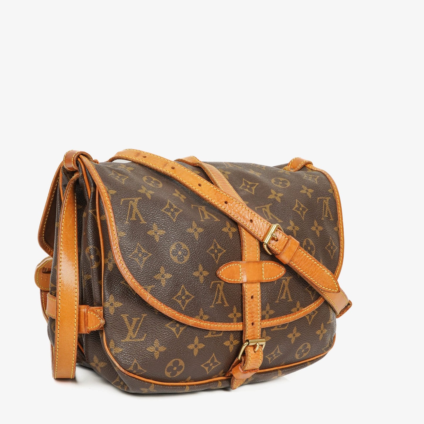 Louis Vuitton Saumur 30 Umhängetasche aus Monogram Canvas