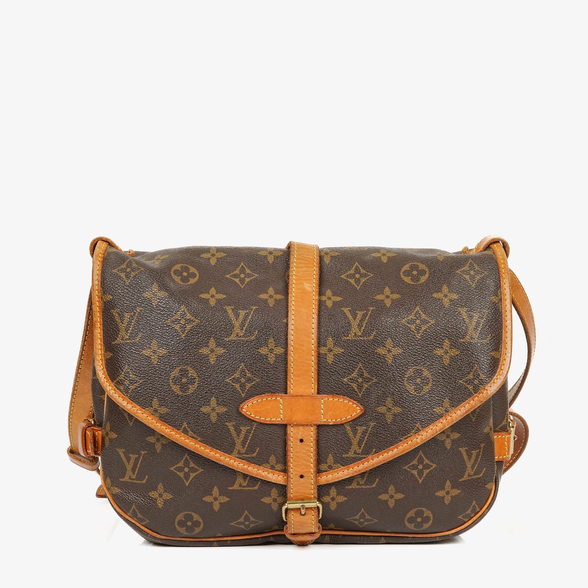 Louis Vuitton Saumur 30 Umhängetasche aus Monogram Canvas