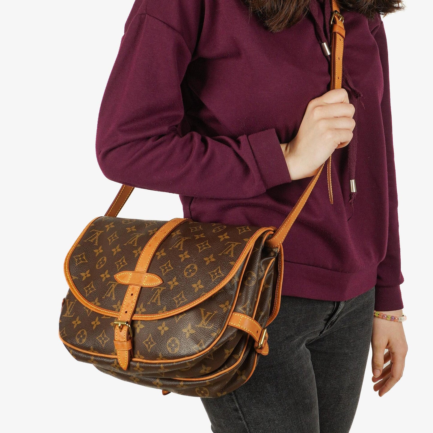 Louis Vuitton Saumur 30 Tasche aus Monogram Canvas