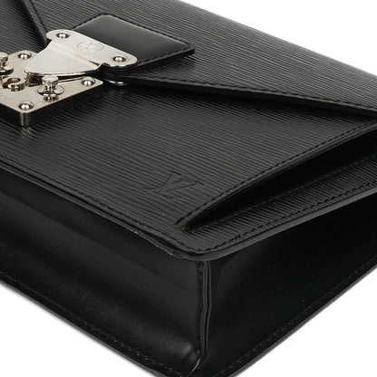 Louis Vuitton Sellier Dragonne Clutch aus schwarzem Epi-Leder