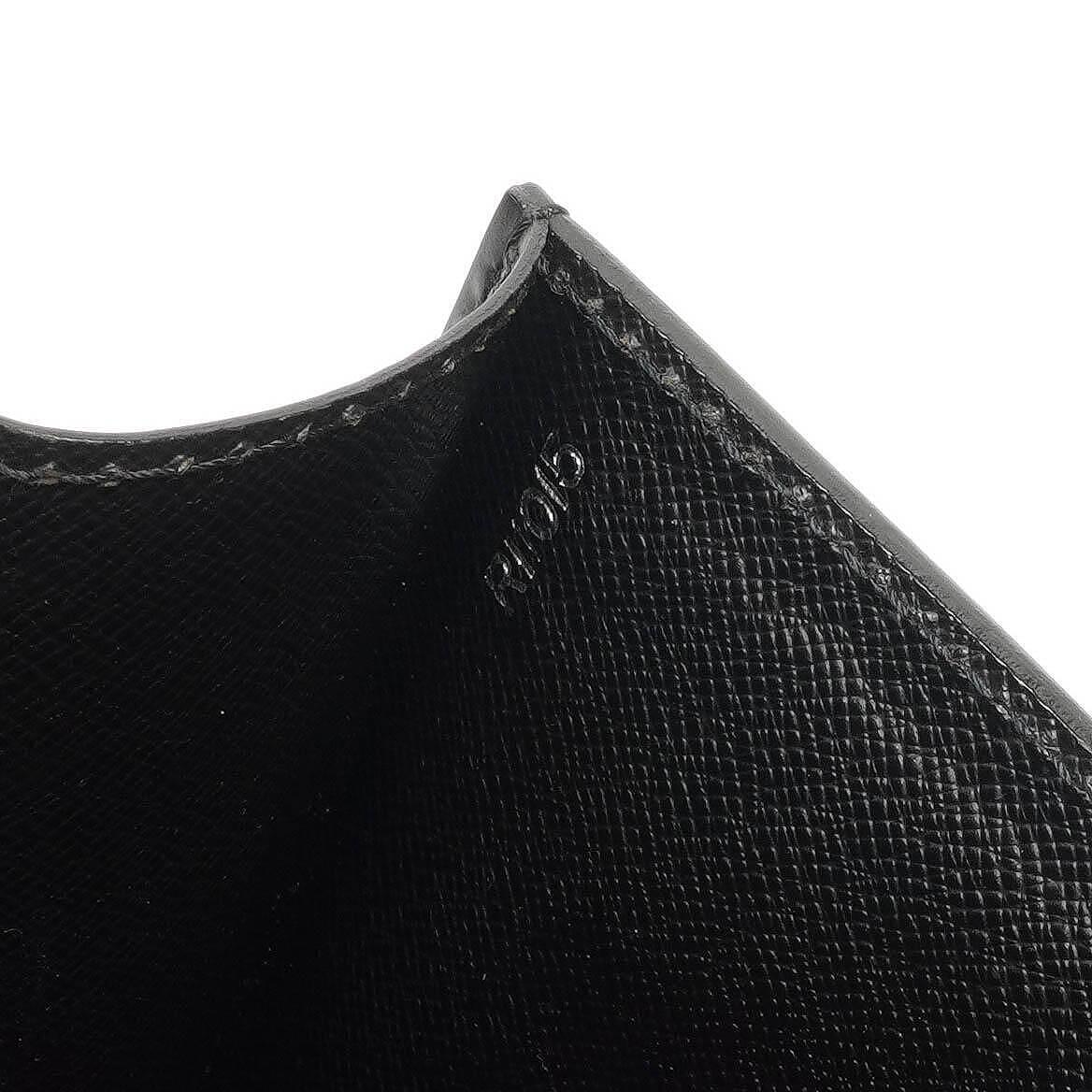 Louis Vuitton Sellier Dragonne Clutch aus schwarzem Epi-Leder