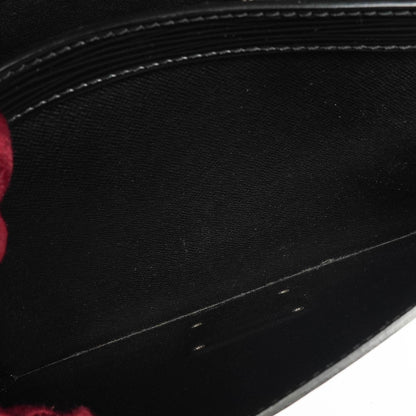 Louis Vuitton Sellier Dragonne Clutch aus schwarzem Epi-Leder