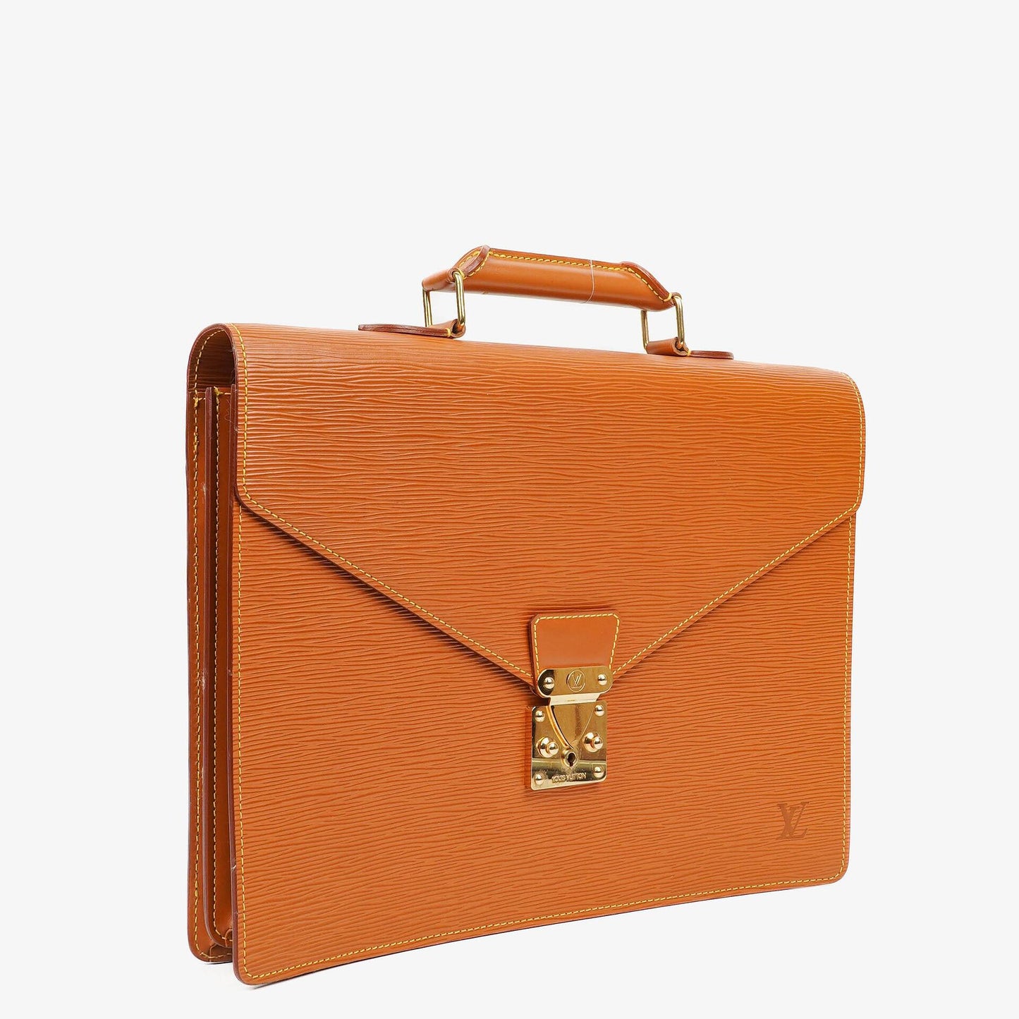 Louis Vuitton Serviette Ambassador Aktentasche aus braunem Epi Leder, 1996
