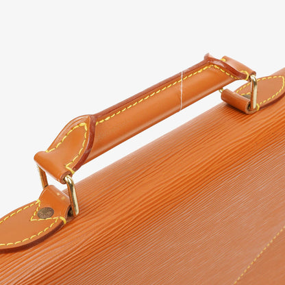 Louis Vuitton Serviette Ambassador Aktentasche aus braunem Epi Leder, 1996