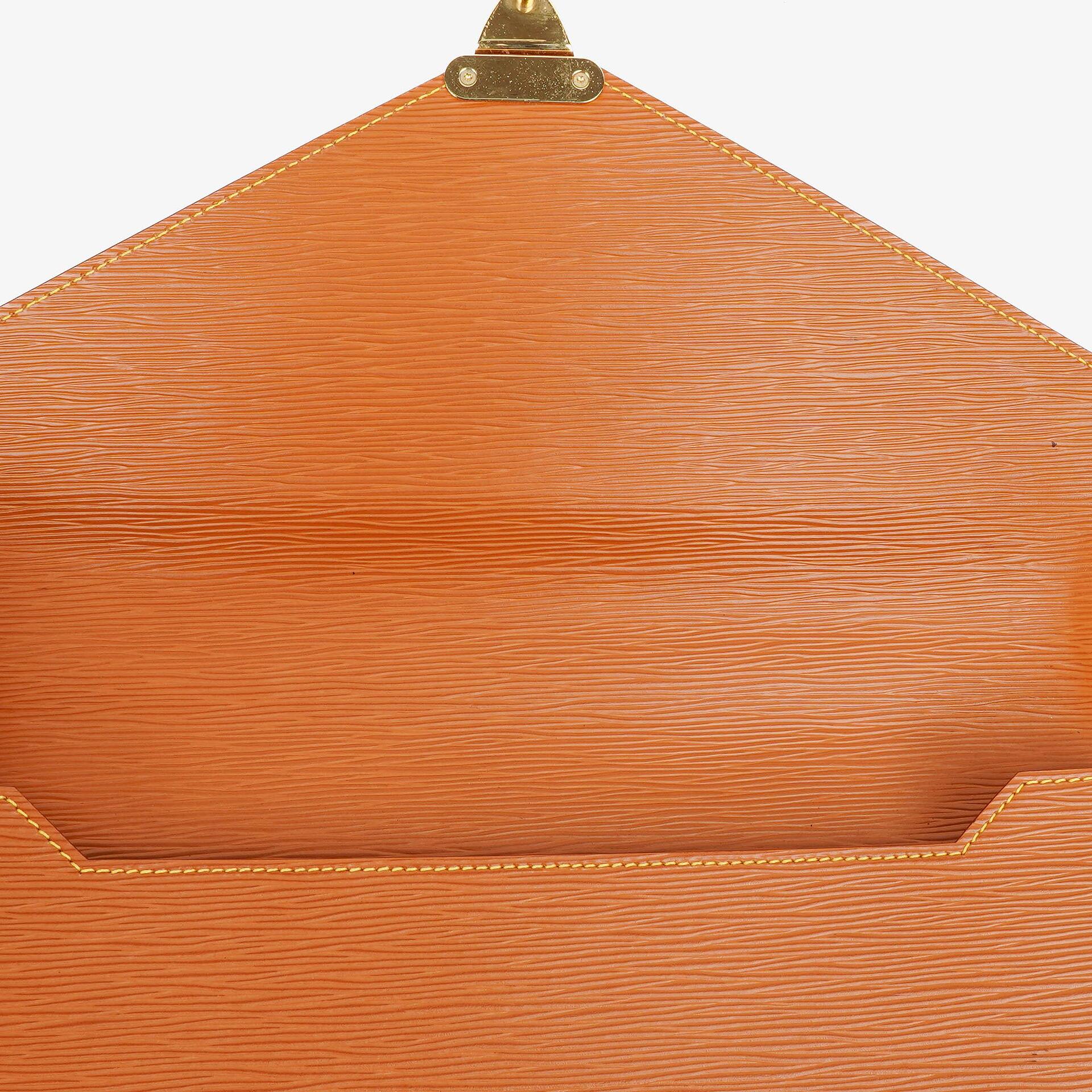Louis Vuitton Serviette Ambassador Aktentasche aus braunem Epi Leder, 1996