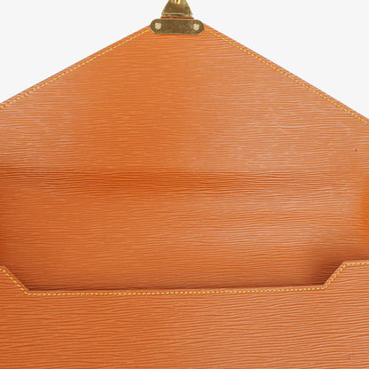 Louis Vuitton Serviette Ambassador Aktentasche aus braunem Epi Leder, 1996