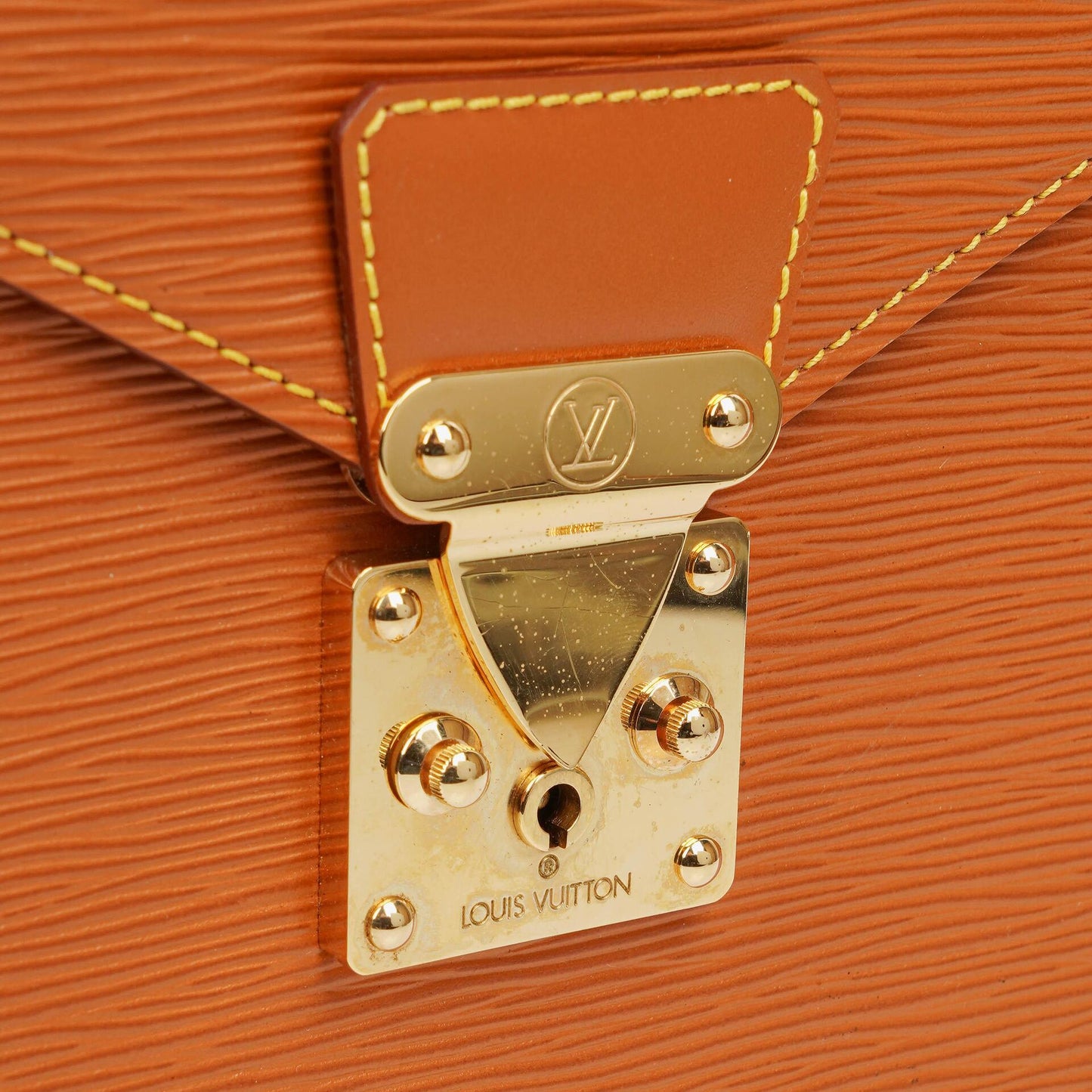 Louis Vuitton Serviette Ambassador Aktentasche aus braunem Epi Leder, 1996