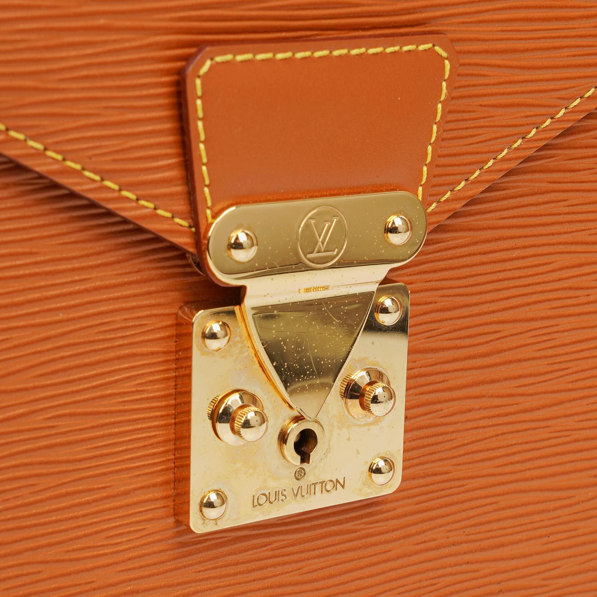 Louis Vuitton Serviette Ambassador Aktentasche aus braunem Epi Leder, 1996