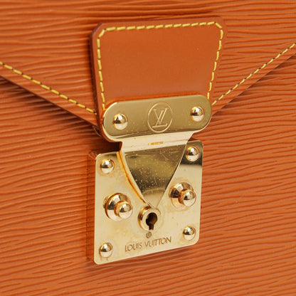Louis Vuitton Serviette Ambassador Aktentasche aus braunem Epi Leder, 1996