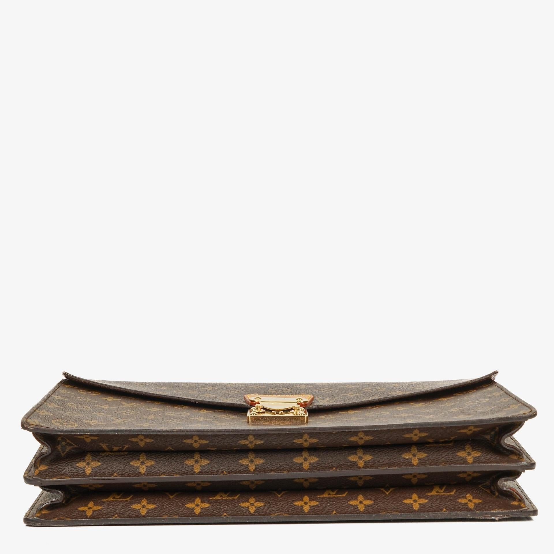 Louis Vuitton Serviette Ambassador Aktentasche aus Monogram Canvas