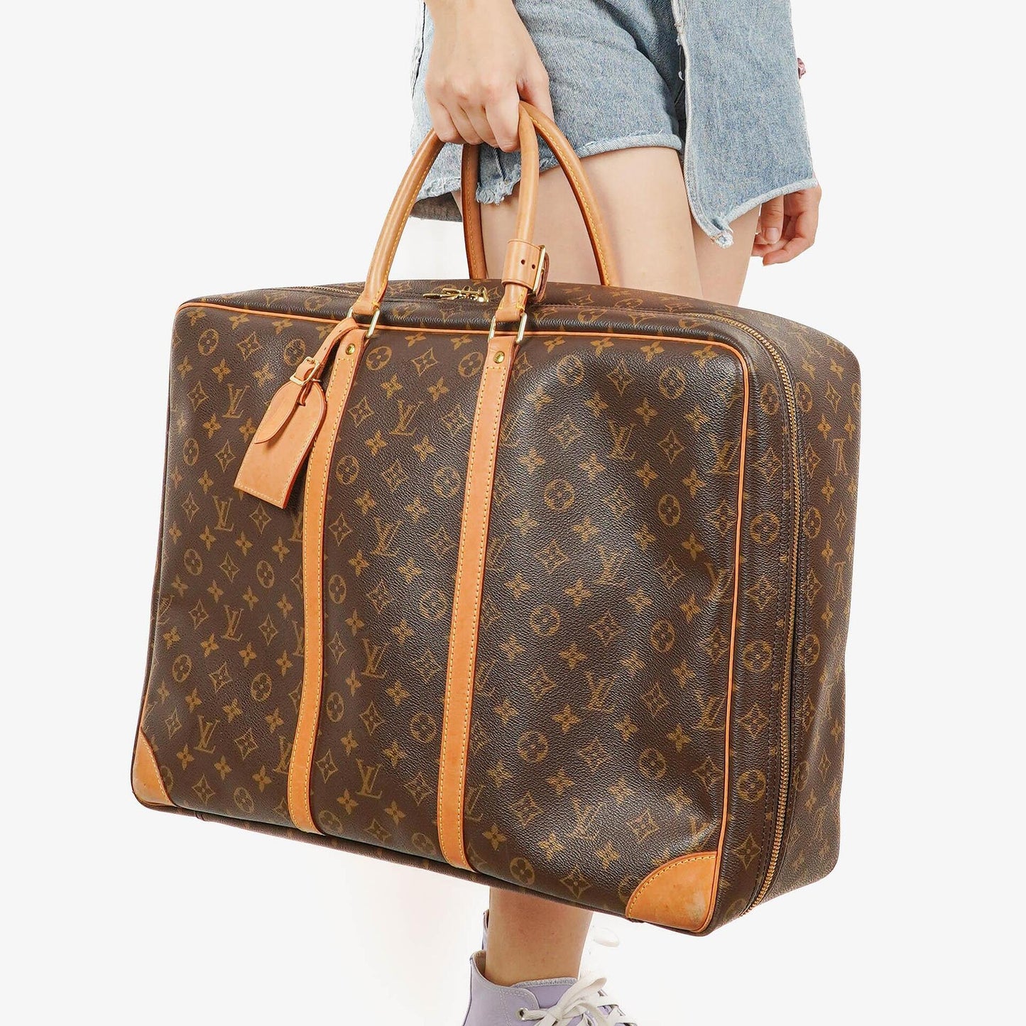 Louis Vuitton Sirius 50 Reisetasche aus Monogram Canvas