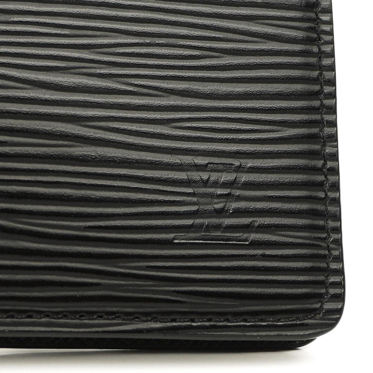 Louis Vuitton Kleine Ring Agenda Cover Schwarz EPI Leder