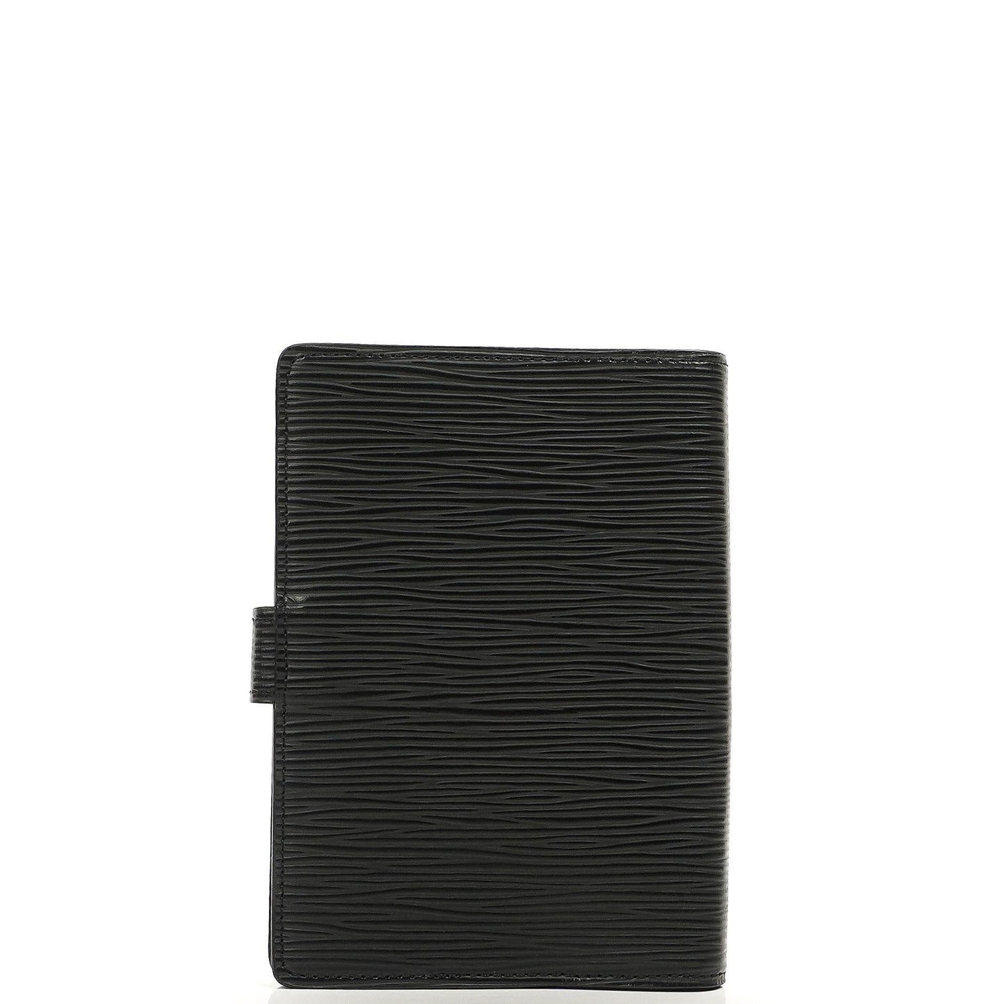 Louis Vuitton Kleine Ring Agenda Cover Schwarz EPI Leder
