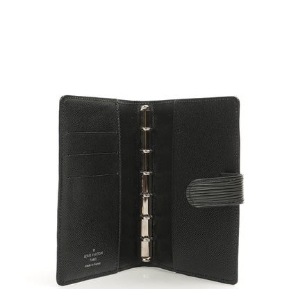 Louis Vuitton Kleine Ring Agenda Cover Schwarz EPI Leder